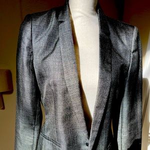 Elle Tahari size 10 Black shimmery Blazer